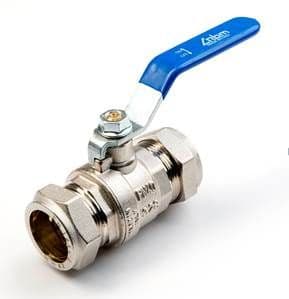 28mm cxc Lever Handle (blue) isolating ball valve
