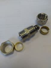 Compression coupler 16 x 2mm x 15mm