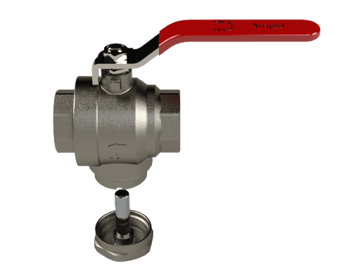 Impel Filter Ball Valve with Magnet
