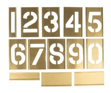 Interlocking Stencil Kits - Numbers 0-9