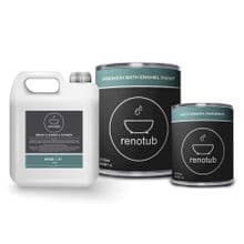 Renotub  Premium Bath Resurfacing Enamel Paint & Thinner Kit